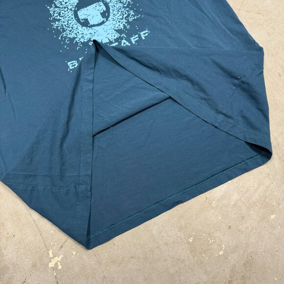 Belstaff England TShirt Blue Graphic Short Sleeve Cotton XXL - Picture 5 of 5